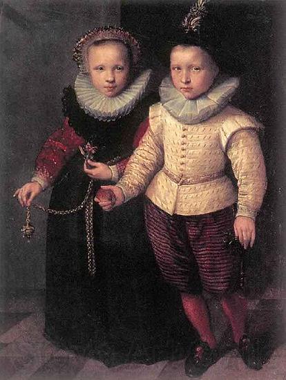 Cornelis Ketel Double Portrait of a Brother and Sister France oil painting art